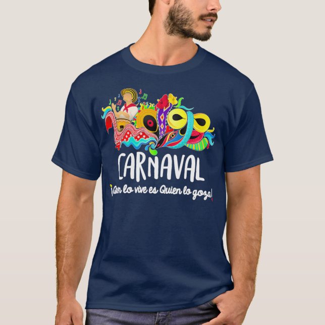 Camiseta Carnaval de Barranquilla Marimonda (Frente)