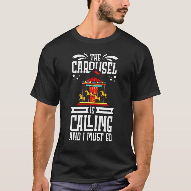 Camiseta Carnaval de Carnaval Carrossel Horse Tornado (Frente)