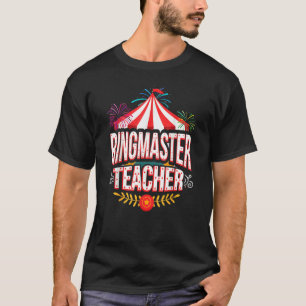 Camiseta Carnaval De Circo Do Professor De Ringmaster De Vo