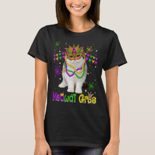 Camiseta Carnaval de Gras de Gras de Gato Gótico Exótico de