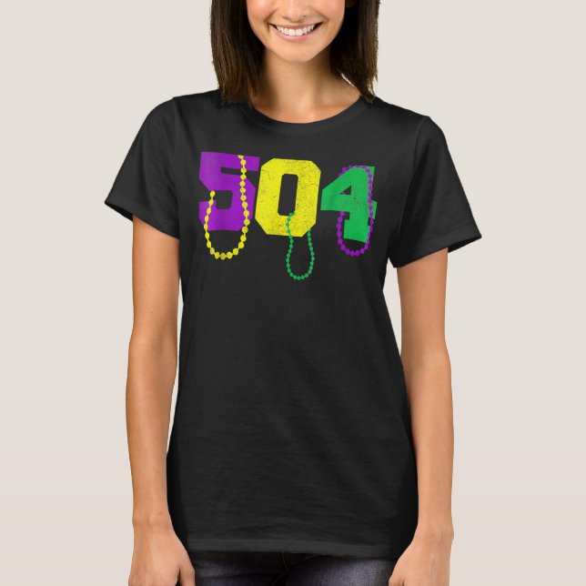 Camiseta Carnaval de Nova Orleães, Mardi Gras, Engraçado, M (Frente)