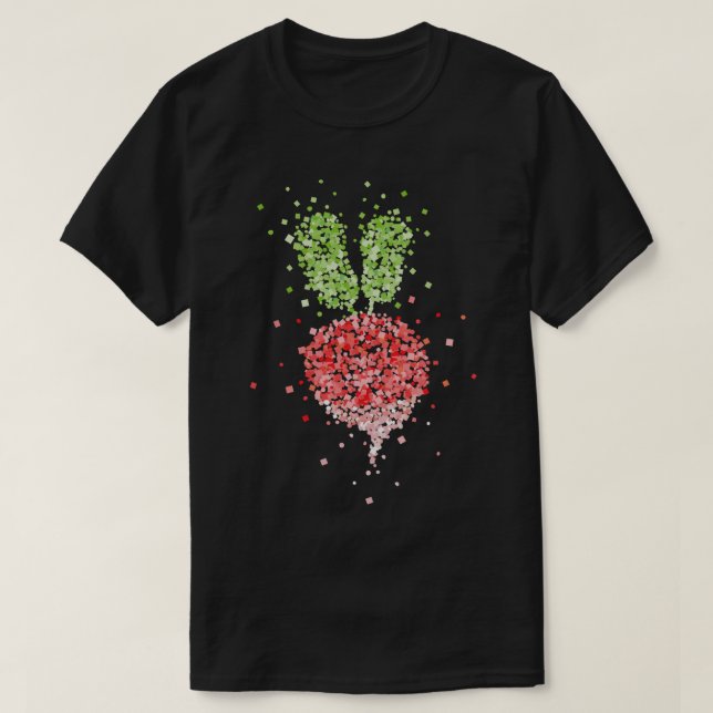 Camiseta Carnaval de Substituição de Figurino de Radish (Frente do Design)