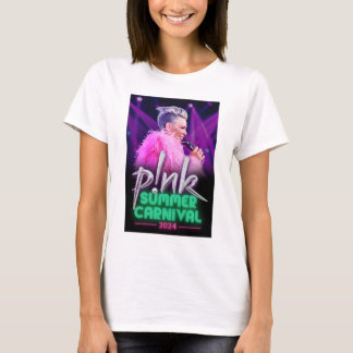 Camiseta Carnaval de Verão rosa 2024