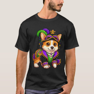 Camiseta Carnaval do Festival do Amante de Corgi Engraçado 