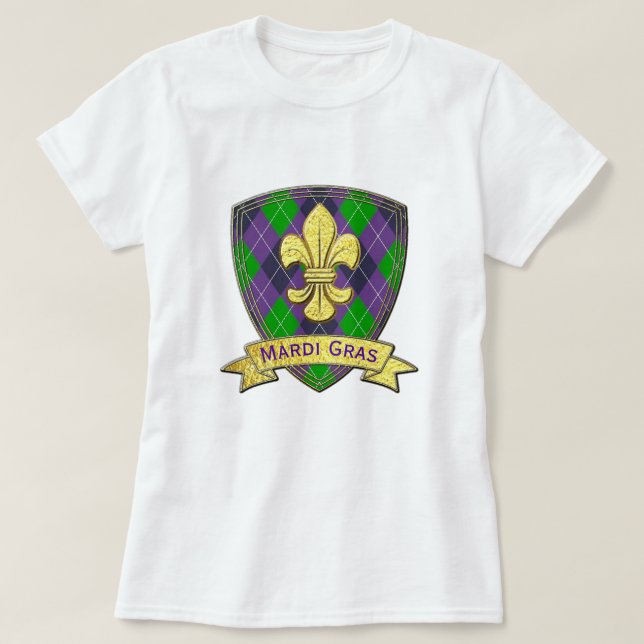 Camiseta Carnaval do teste padrão do carnaval (Frente do Design)