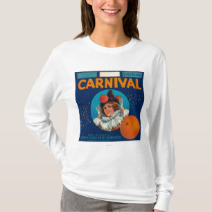 Camiseta Carnaval LabelAnaheim alaranjado, CA
