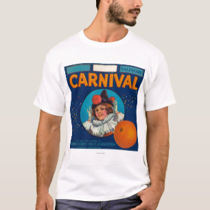 Camiseta Carnaval LabelAnaheim alaranjado, CA