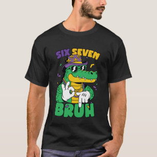 Camiseta Carnaval Lagarto Seis Sete Cara Aligator Divertido