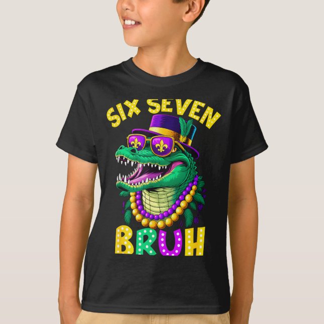 Camiseta Carnaval Seis Sete Cara Carnavore Aligator 6 7 (Frente)
