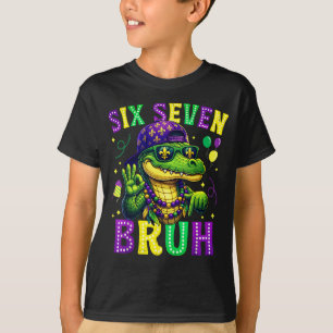 Camiseta Carnaval Seis Sete Cara Mardigator Jacaré 6 7