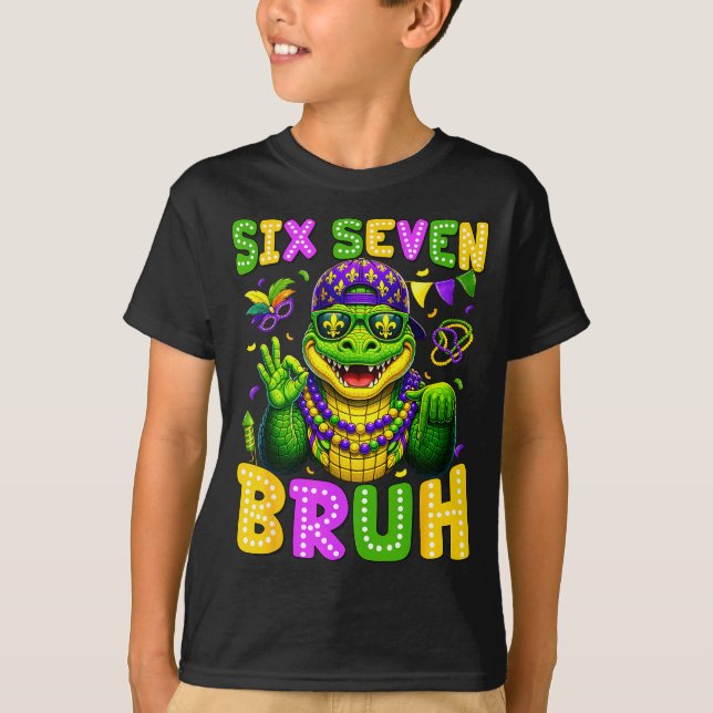 Camiseta Carnaval seis sete mano mardigator jacaré 6 7 (Frente)
