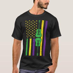Camiseta Carnaval Us Bandeira Guitarra Música Vintage Patri