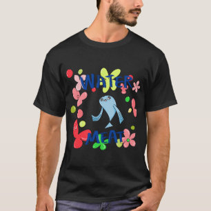 Camiseta Carne-água com flores