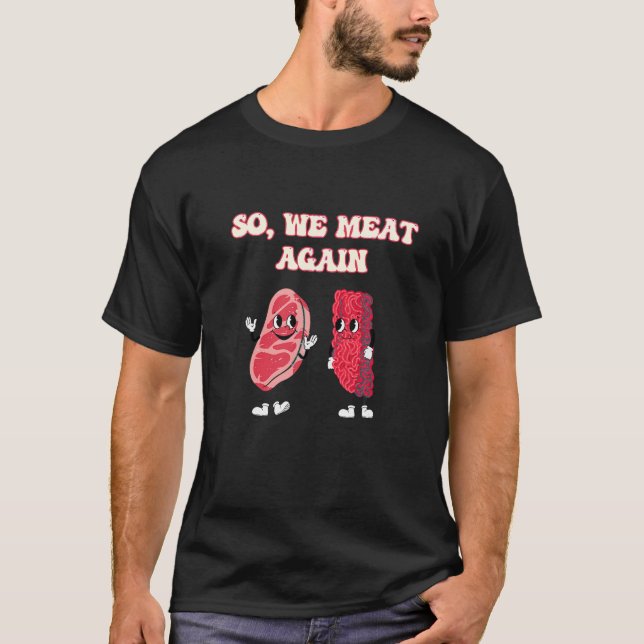 Camiseta Carne Carnes Carnes Carnes Carnes Carnes Pun Carne (Frente)