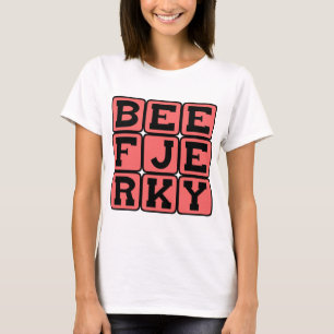 Camiseta Carne de bovino Jerky, Tratamento Desidratado