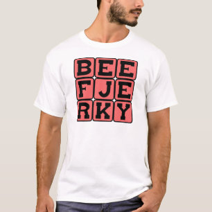 Camiseta Carne de bovino Jerky, Tratamento Desidratado