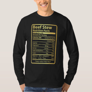 Camiseta Carne De Bovino Refrigerante Fatos Nutricionais Co