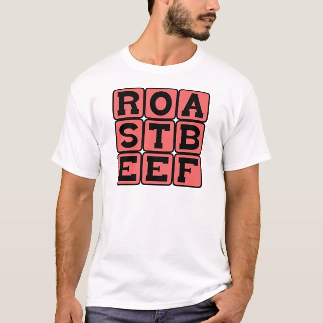 Camiseta Carne De Bovino, Sanduíche (Frente)