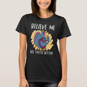 Camiseta Carne De Bovino Tem Melhor Obrigado Dando Engraçad