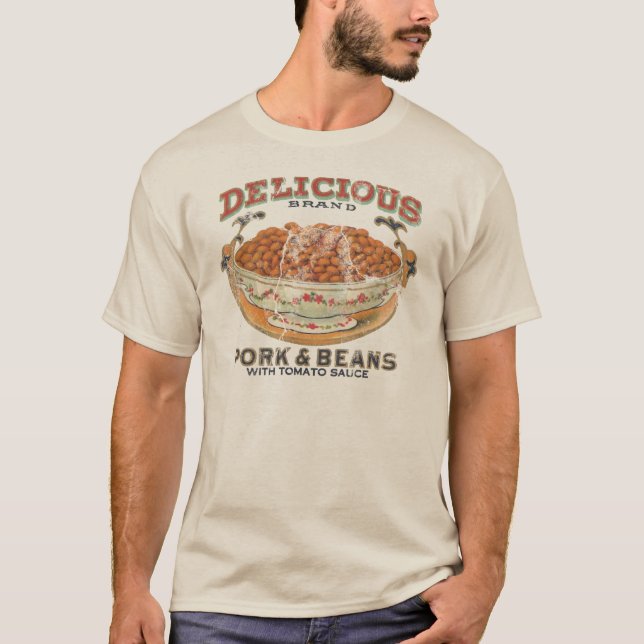 Camiseta Carne de porco da marca e t-shirt deliciosos dos (Frente)
