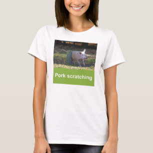 Camiseta Carne de porco que risca o t-shirt