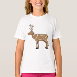 Camiseta Carne de Rena para o Natal