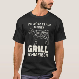 Camiseta Carne de Vaca - Churrasco de Carne para Comedores