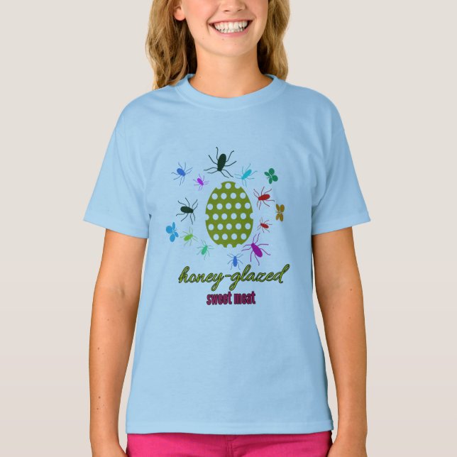 Camiseta carne doce de vidros (Frente)