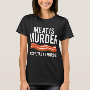 Camiseta Carne É Assassinato Assassinato Tastia Assassinato