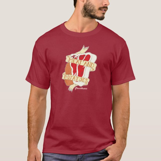 Camiseta Carne e Batatas (Frente)