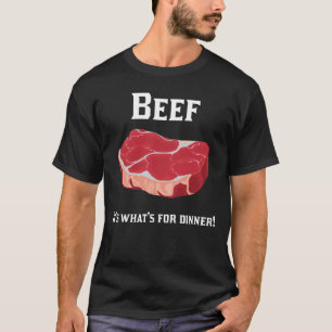 Camiseta Carne! É o que é para o comensal! t-shirt