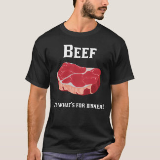 Camiseta Carne! É o que é para o comensal! t-shirt