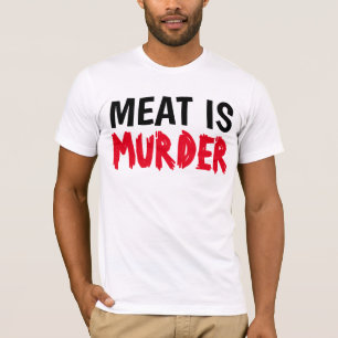 Camiseta CARNE É T-shirts DE ASSASSINATO, Vegan Vegetariano