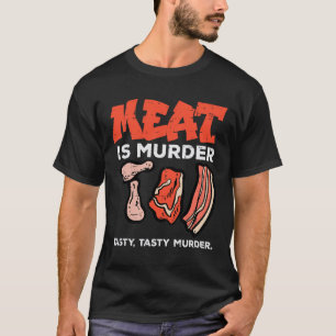 Camiseta Carne é Tasty Bbq Barbecue Engraçado Grelhar Homen