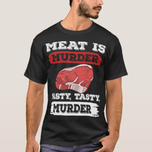 Camiseta Carne é um homicídio delicioso churrasco de assass