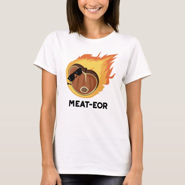 Camiseta Carne Engraçada Ou Engraçada (Frente)