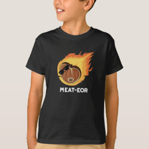 Camiseta Carne Engraçada Ou Engraçada Manchas Escuras BG