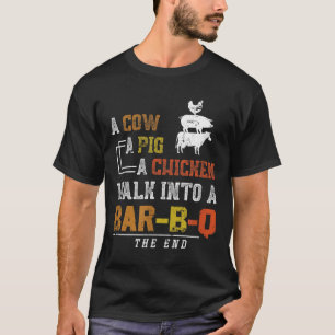 Camiseta Carne Fumada Engraçada Engraçada De Porco Gift