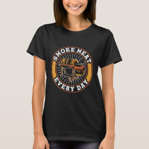 Camiseta Carne Fumada Todos Os Dias Churrasco De Grill Gril