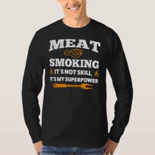 Camiseta Carne Fumando Não É Grelha De Habilidades