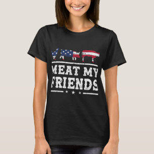 Camiseta Carne Fumante Churrasco Fumante Chef Chef Gril