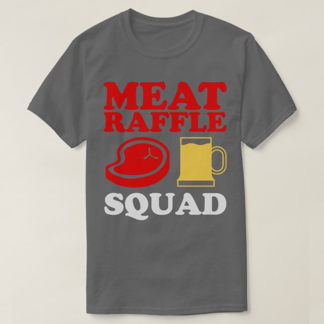Camiseta Carne Raffles Buffalo Meat Raffle Squad Minnesota (Frente do Design)