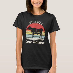 Camiseta Carne seca retrô vintage é gado passas rancho de g