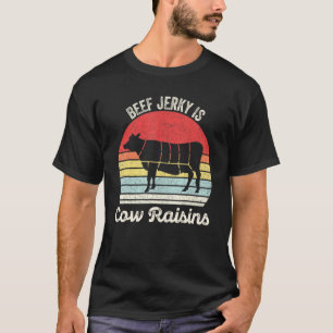 Camiseta Carne seca retrô vintage é vaca passas gado criado