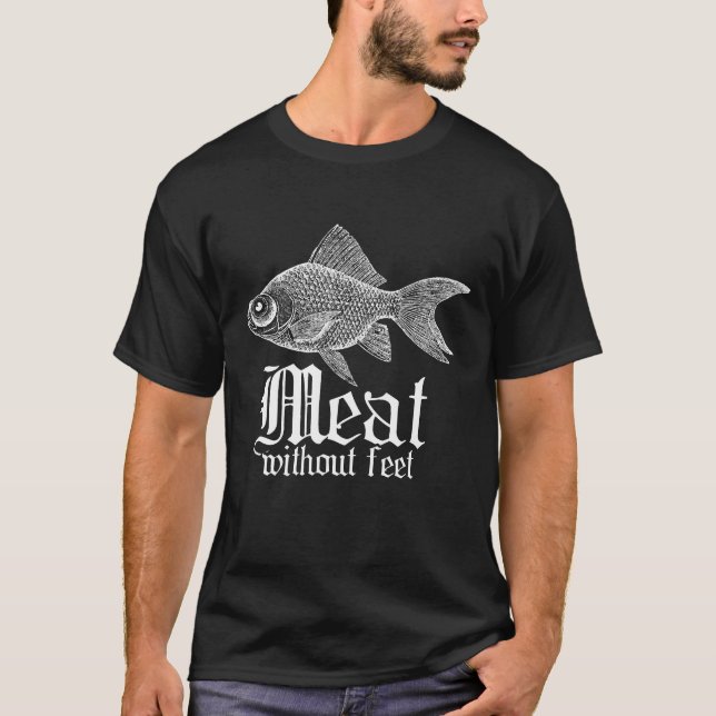 Camiseta CARNE SEM t-shirt dos PÉS (Frente)