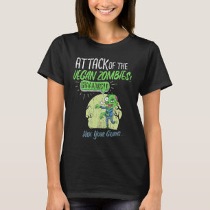 Camiseta Carne Vegetariana É Para Zombies Ir Vegan Vegan Zo