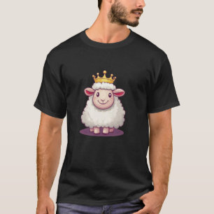 Camiseta Carneiro britânico engraçado reina com fantasia de