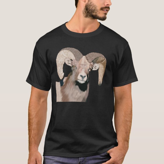 Camiseta Carneiro de Bighorn (Frente)
