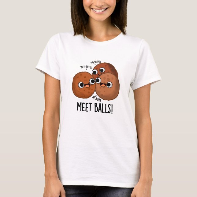 Camiseta Carneiro Engraçado de Meatball Social (Frente)