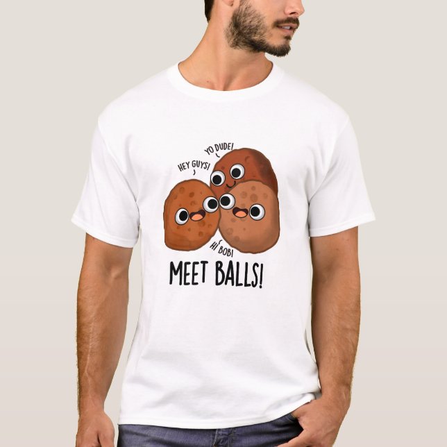 Camiseta Carneiro Engraçado de Meatball Social (Frente)